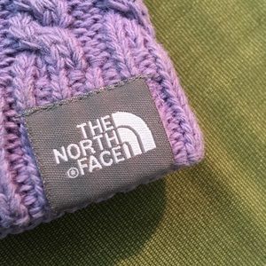 North Face winter hat , lavender color beanie. Woman’s.